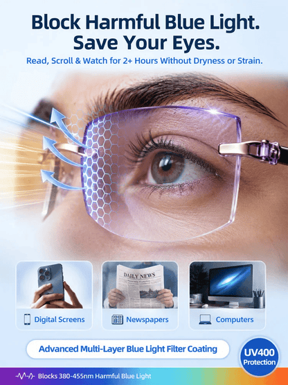 🔥Last Day 50% OFF -[Regain Your Youthful Vision] Smart Zoom Diamond-Cut Reading Glasses