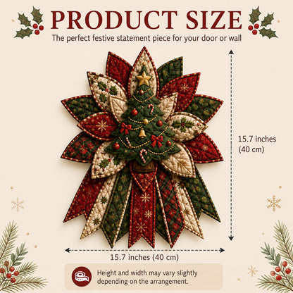 TopSpire®Beginner-Friendly Oversized Christmas Character Quilted Door Hanger Sewing Kit Complete Kit with All Tools & Step-by-Step Guide Included
