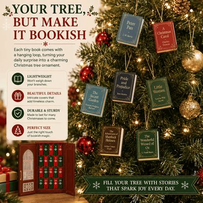 TopSpire®25 Day Mini Book Advent Calendar A Book Lover's Christmas Countdown