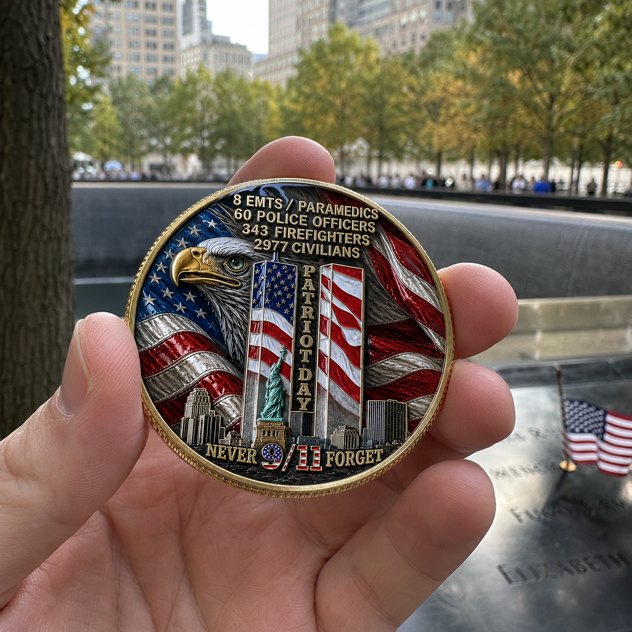 🇺🇸 Last Day Promo: 49% OFF 🎖️9/11 Never Forget Challenge Coin