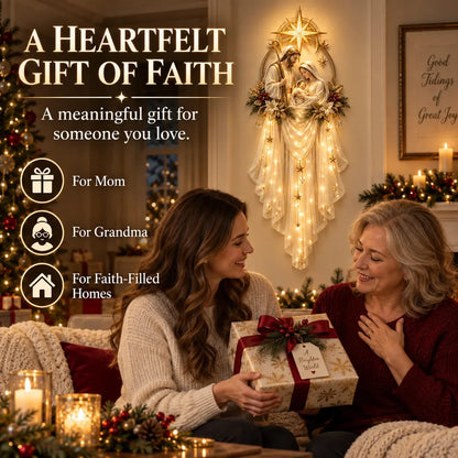 TopSpire®Holy Family Star Veil - Meaningful Christmas Wall Decor
