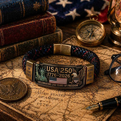🔥Last Day 49% OFF🦅USA 250TM Freedom Legacy Bracelet (1776–2026)