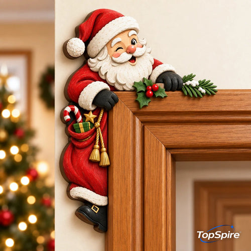 TopSpire®Christmas Door Frame Corner Decor - A Fun Holiday Surprise