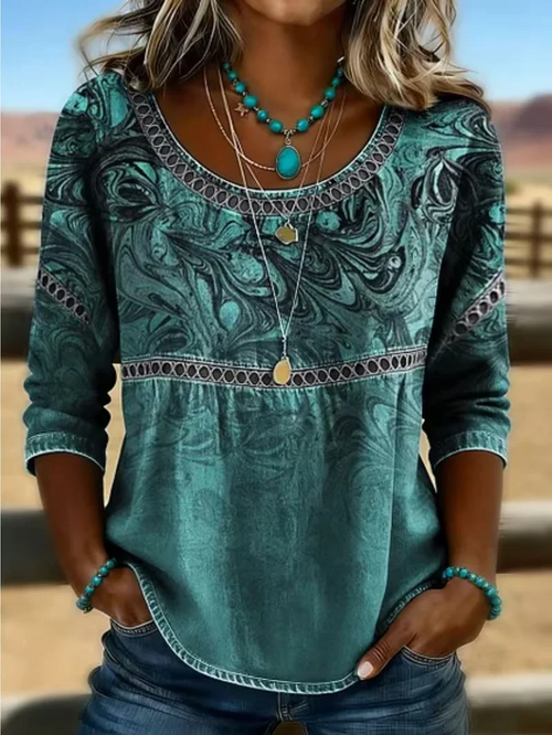 Vintage Casual Blouse