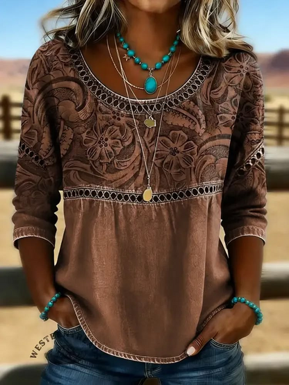 Vintage Casual Blouse