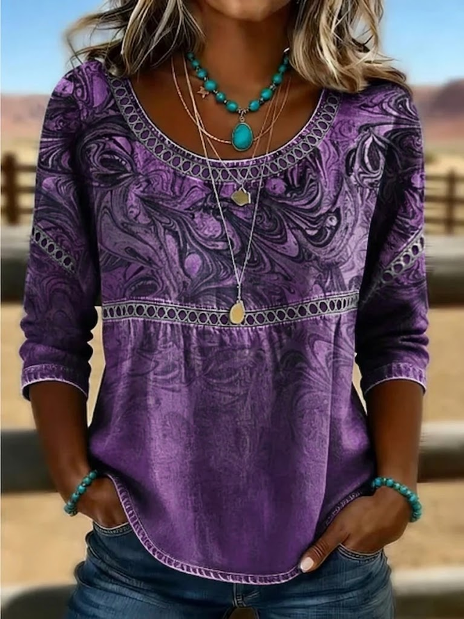 Vintage Casual Blouse