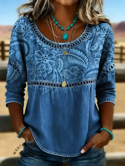 Vintage Casual Blouse