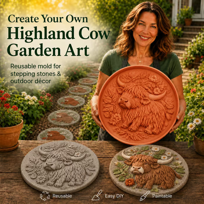 LAST DAY 49% OFF - 🌻 Reusable Sunflower Stepping Stone Mold