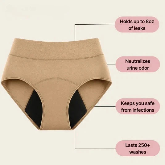 🎁💖Last Day 50% OFF|ROVINAO™  100% Leak-Proof Underwear 4-pack