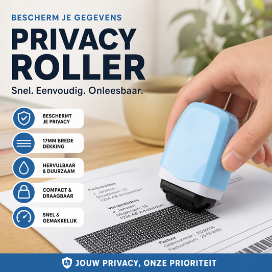 🤫📦 50% KORTING! Stop met het verscheuren van je post alsof je een konijn in een kartonfabriek bent! Deze privacy roller met 17mm brede dekking maakt al je gevoelige info in 1 beweging onleesbaar – bijvulbaar, compact, en sneller dan elke shredder!