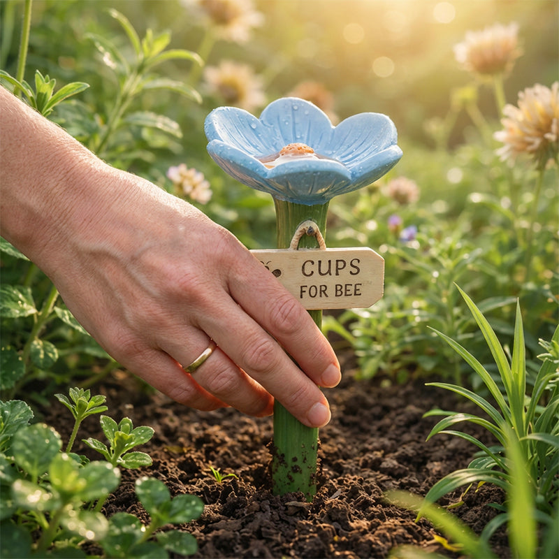 ⏳Limited time 50% off🐝Flower-shaped water station for bees💧