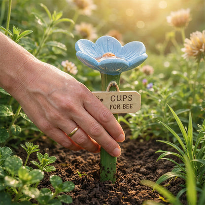 ⏳Limited time 50% off🐝Flower-shaped water station for bees💧