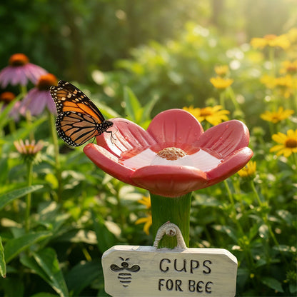 ⏳Limited time 50% off🐝Flower-shaped water station for bees💧
