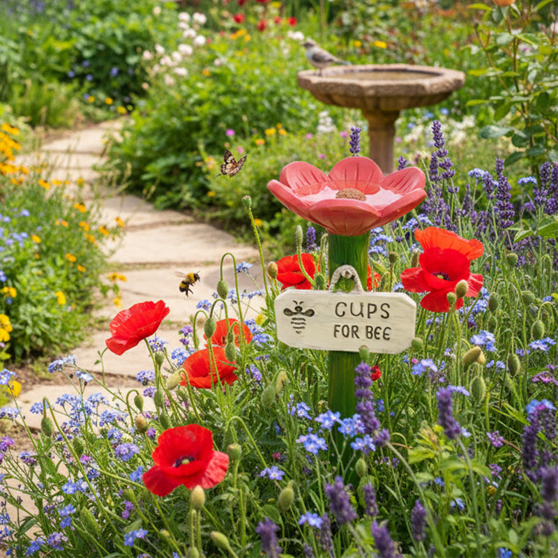 ⏳Limited time 50% off🐝Flower-shaped water station for bees💧
