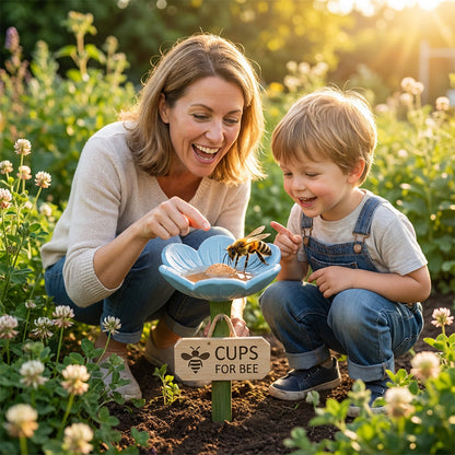 ⏳Limited time 50% off🐝Flower-shaped water station for bees💧