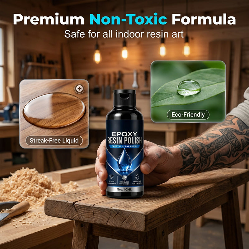 High-Gloss Epoxy Resin Polish