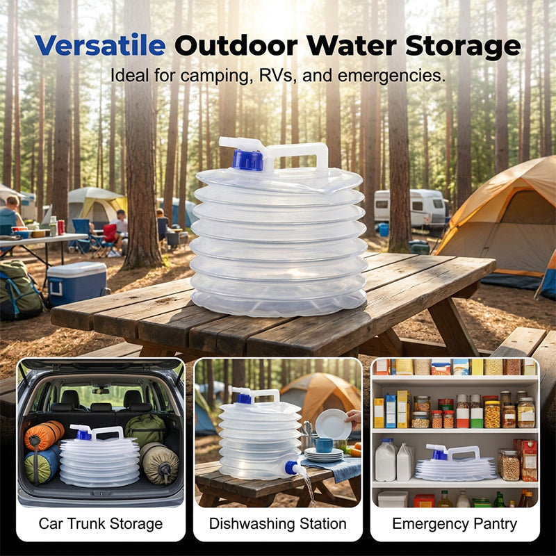 ⏰Collapsible Water Container with Spigot