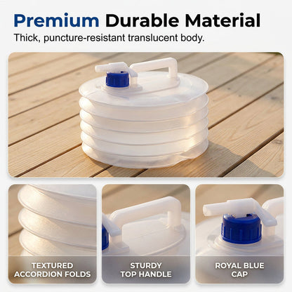 ⏰Collapsible Water Container with Spigot