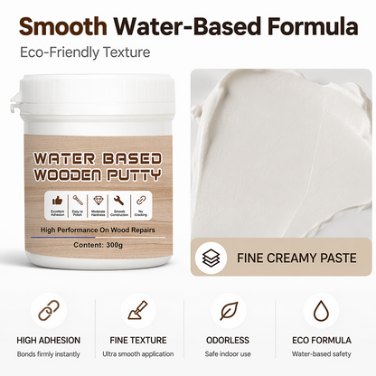 Water-Based Wooden Putty 300g White Cabinet Crack Filler Paste