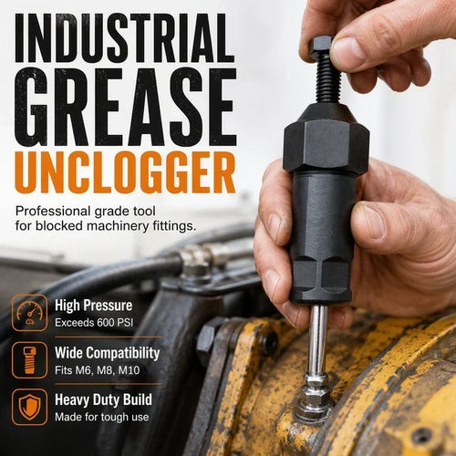 Heavy Duty Grease Fitting Cleaner Unclog Tool