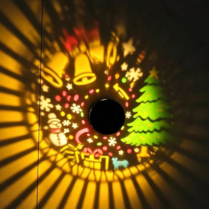 🥳2026 HOT SALE🥳💞50K+ SOLD! 🎄❄️ 50% OFF! TopSpire®Solar Outdoor Decorative Wall Projection Light – IP65 weatherproof, auto on/off. Projects festive patterns – perfect for Christmas ! 🏡✨