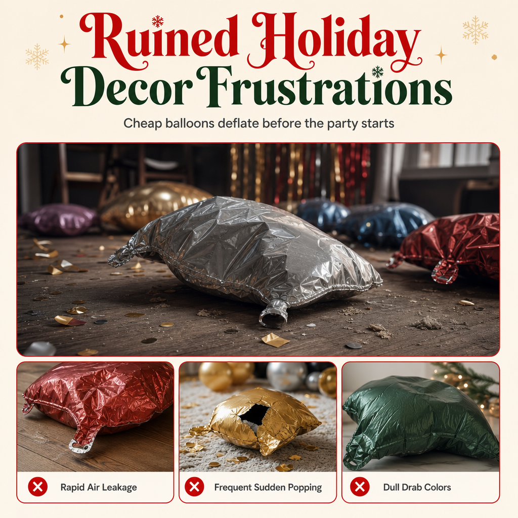 TopSpire®Christmas Bow Balloon Decoration