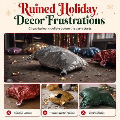 TopSpire®Christmas Bow Balloon Decoration