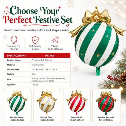 TopSpire®Christmas Bow Balloon Decoration