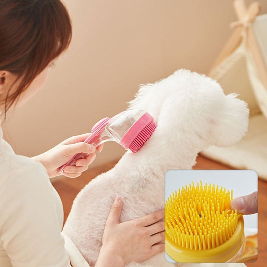 Press-to-Dispense Bath Brush (18 cm)