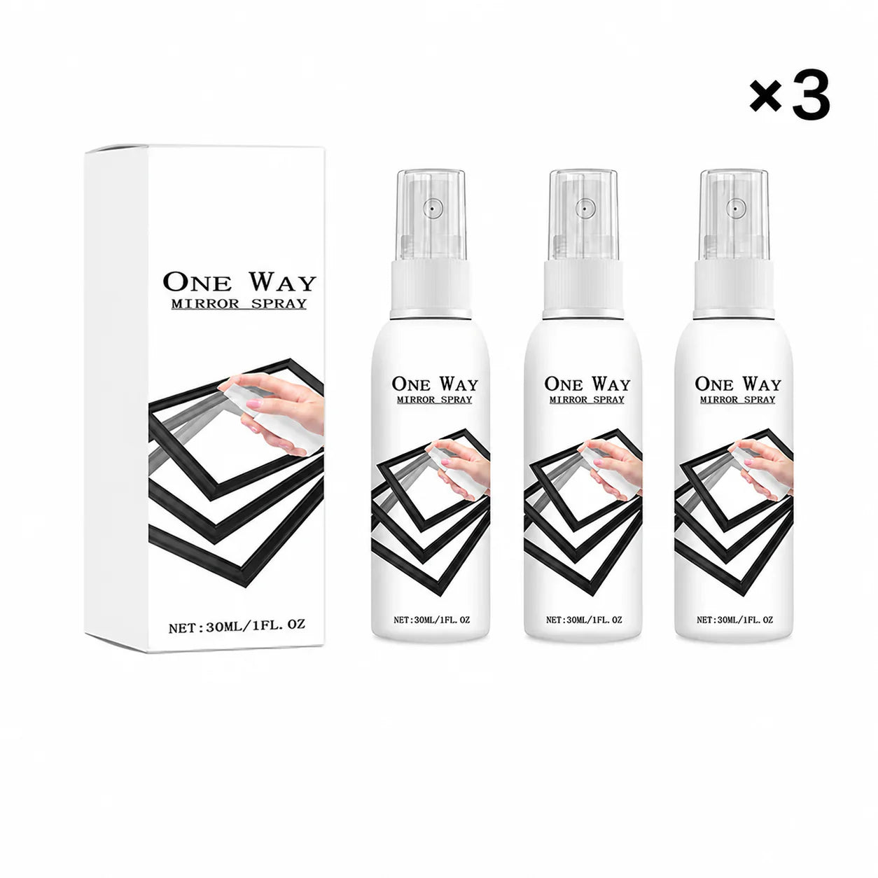Reflective Window Spray for Home & Car